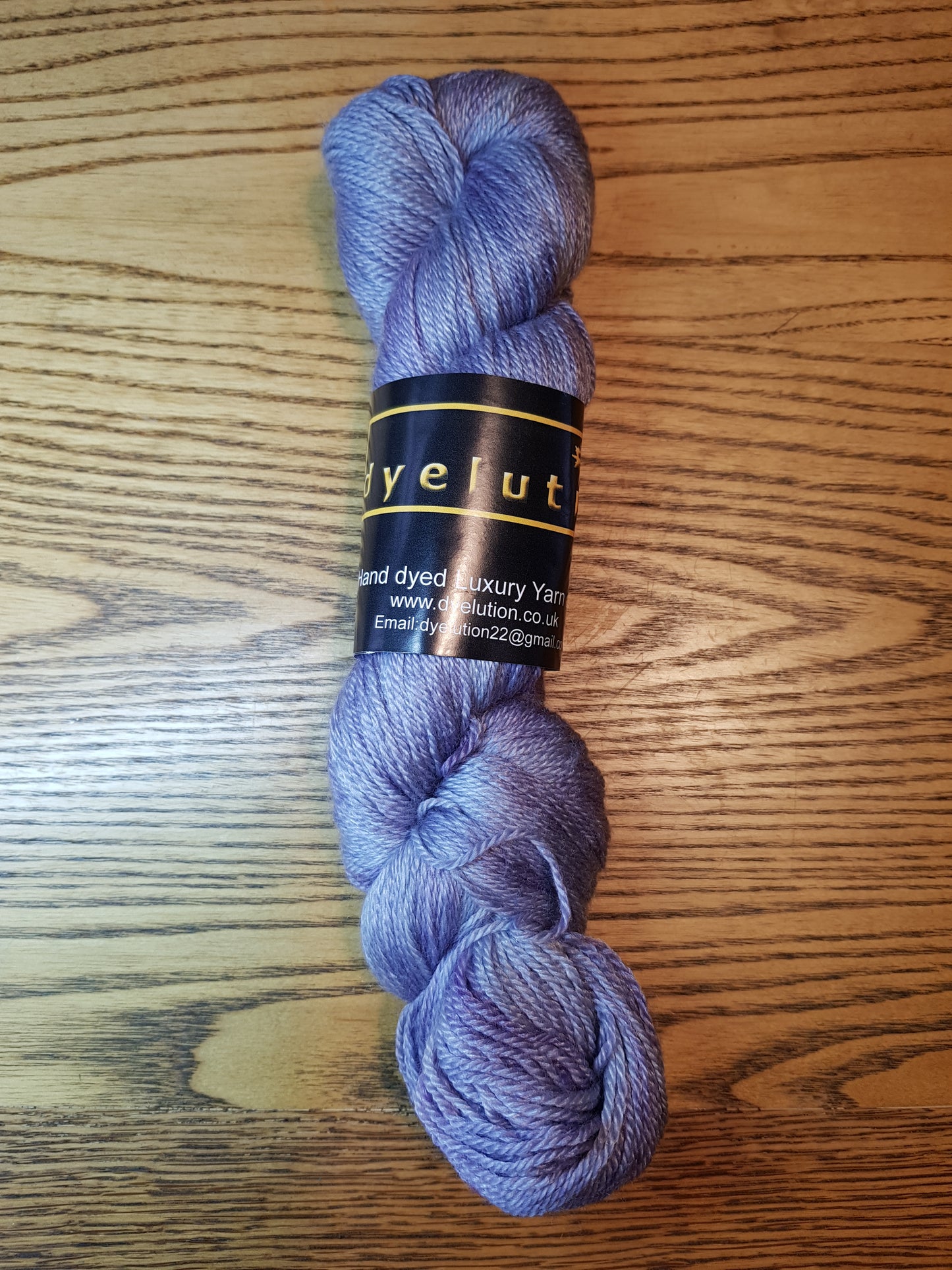 100G Merino/Tencel hand dyed luxury Yarn 4 Ply- "Lavender Haze" - SALE ITEM
