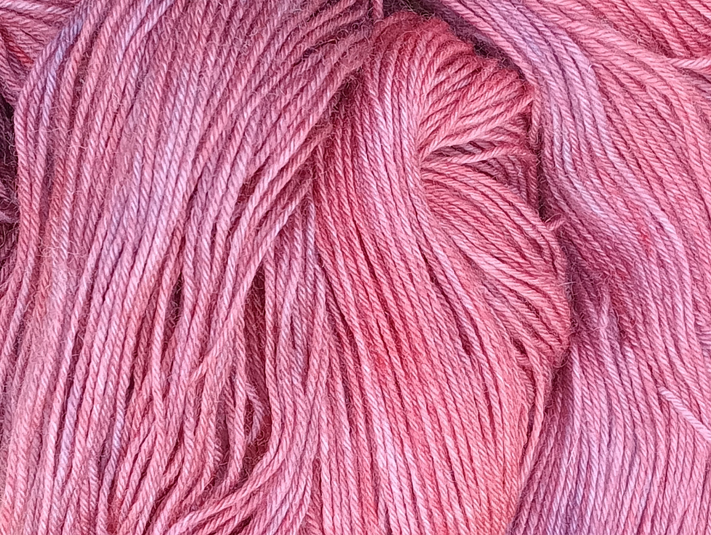 100G hand dyed Merino/Nylon High Twist sock yarn - "Cherry Pie"