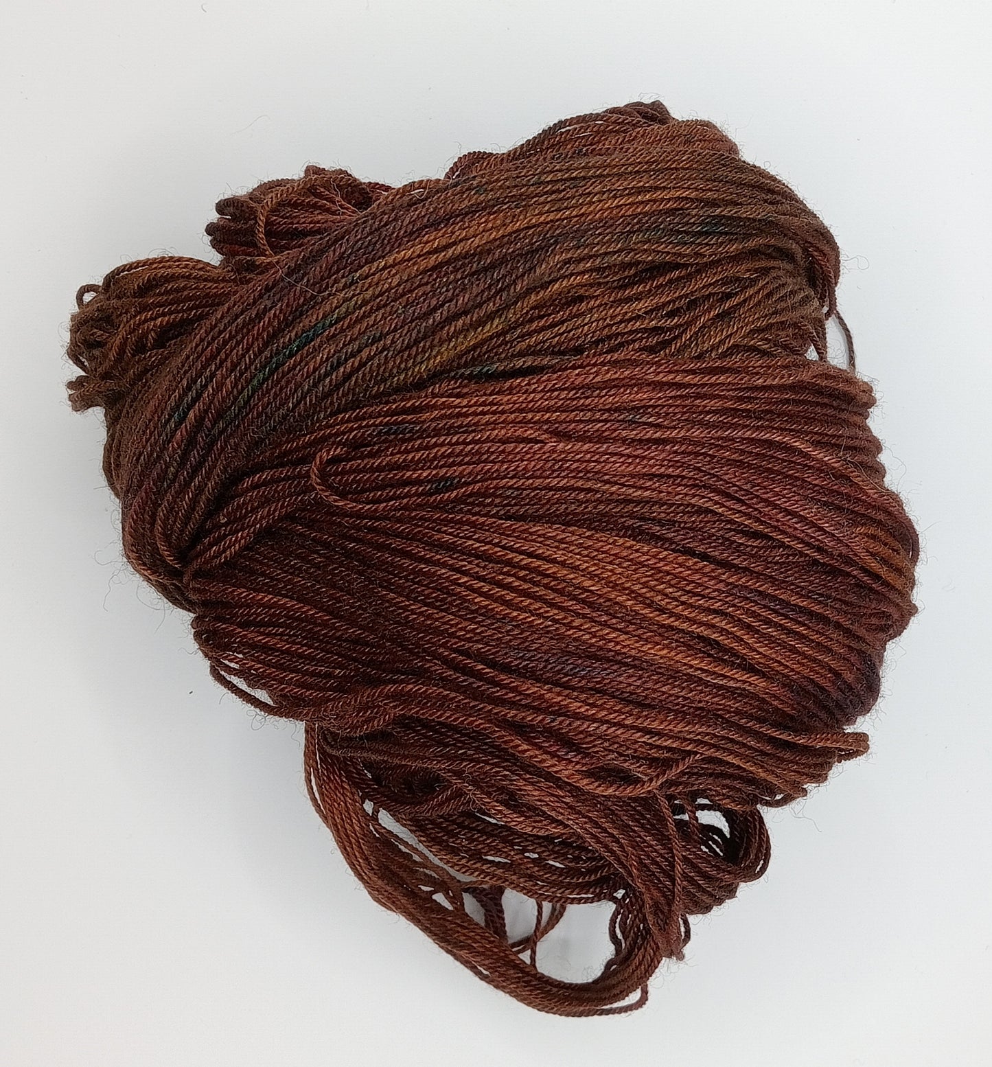 100G Merino/Silk/Yak hand dyed luxury Yarn 4 Ply- "Kauri" **SALE ITEM