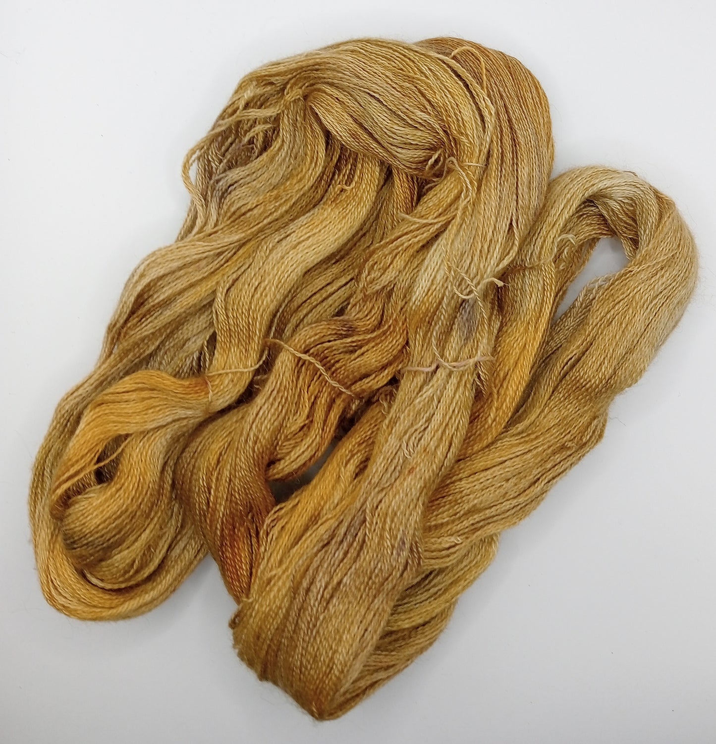 100G Alpaca/Silk/   Cashmere hand dyed Lace Weight Yarn- "Van Gogh"