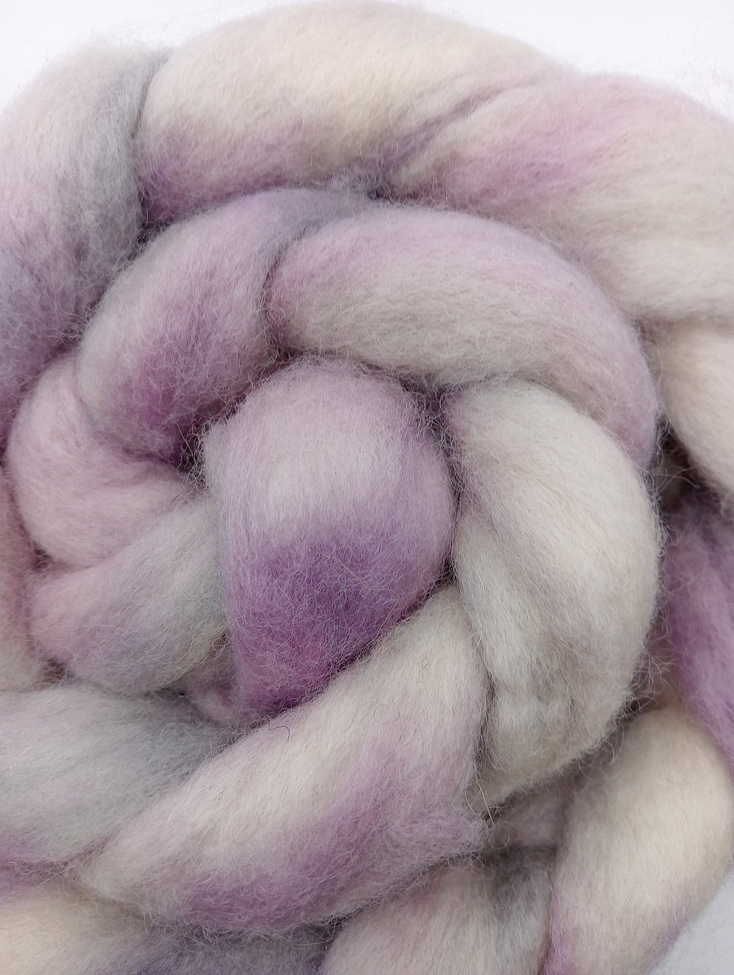 "Lupin" Bluefaced Leicester hand dyed luxury blend 100g"