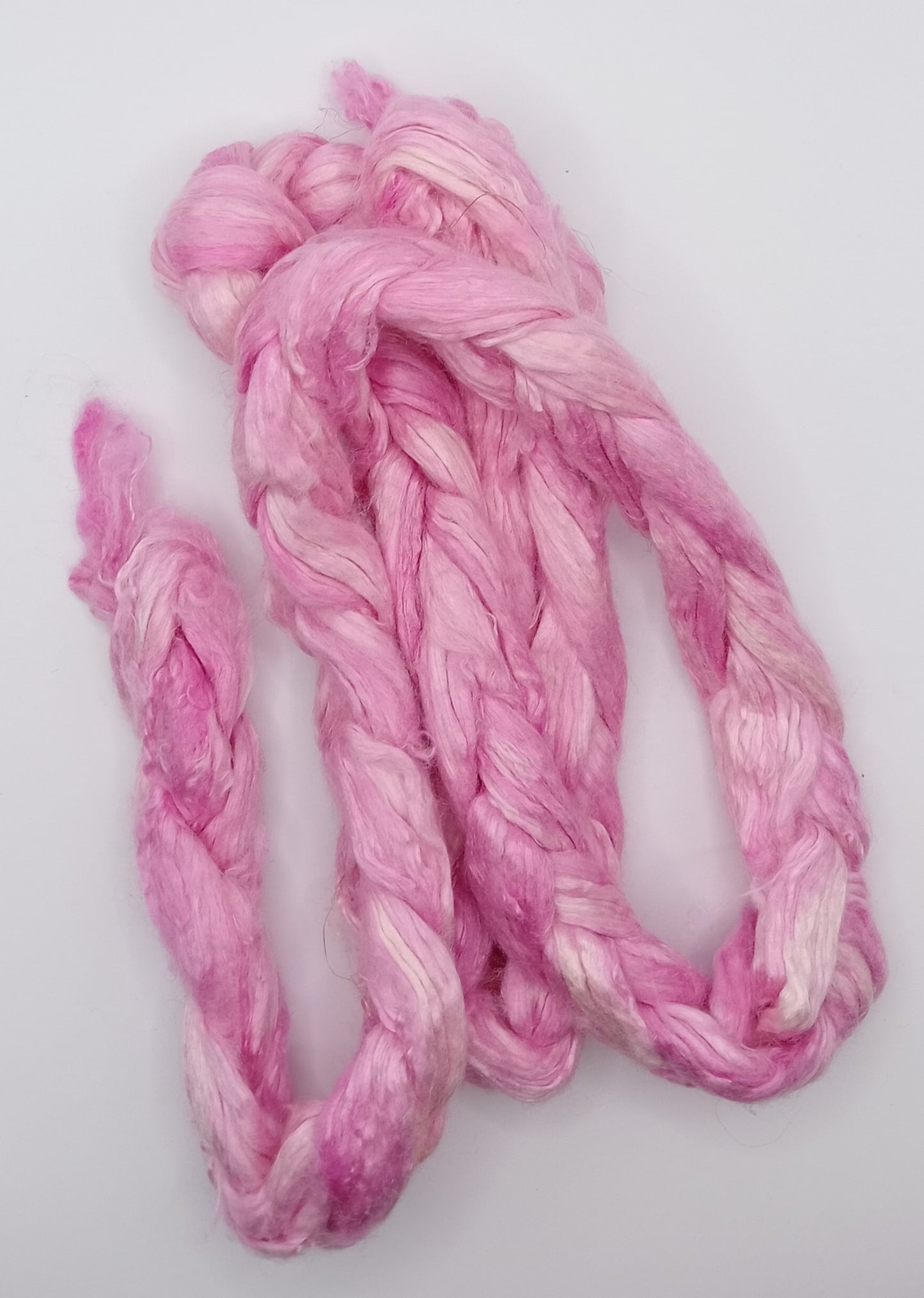 50G 'A' Grade Pure Mulberry Silk- "Pinks" Hand Dyed Luxury
