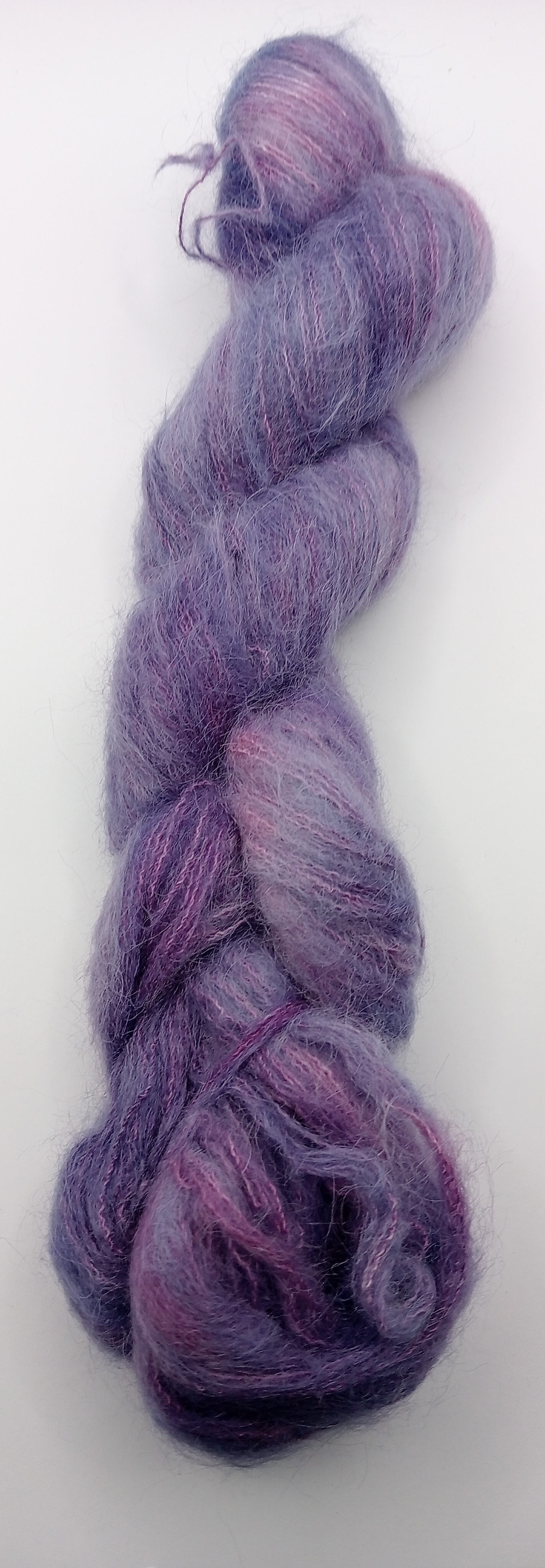 "Grape" - Baby Suri Alpaca/Mulberry Silk