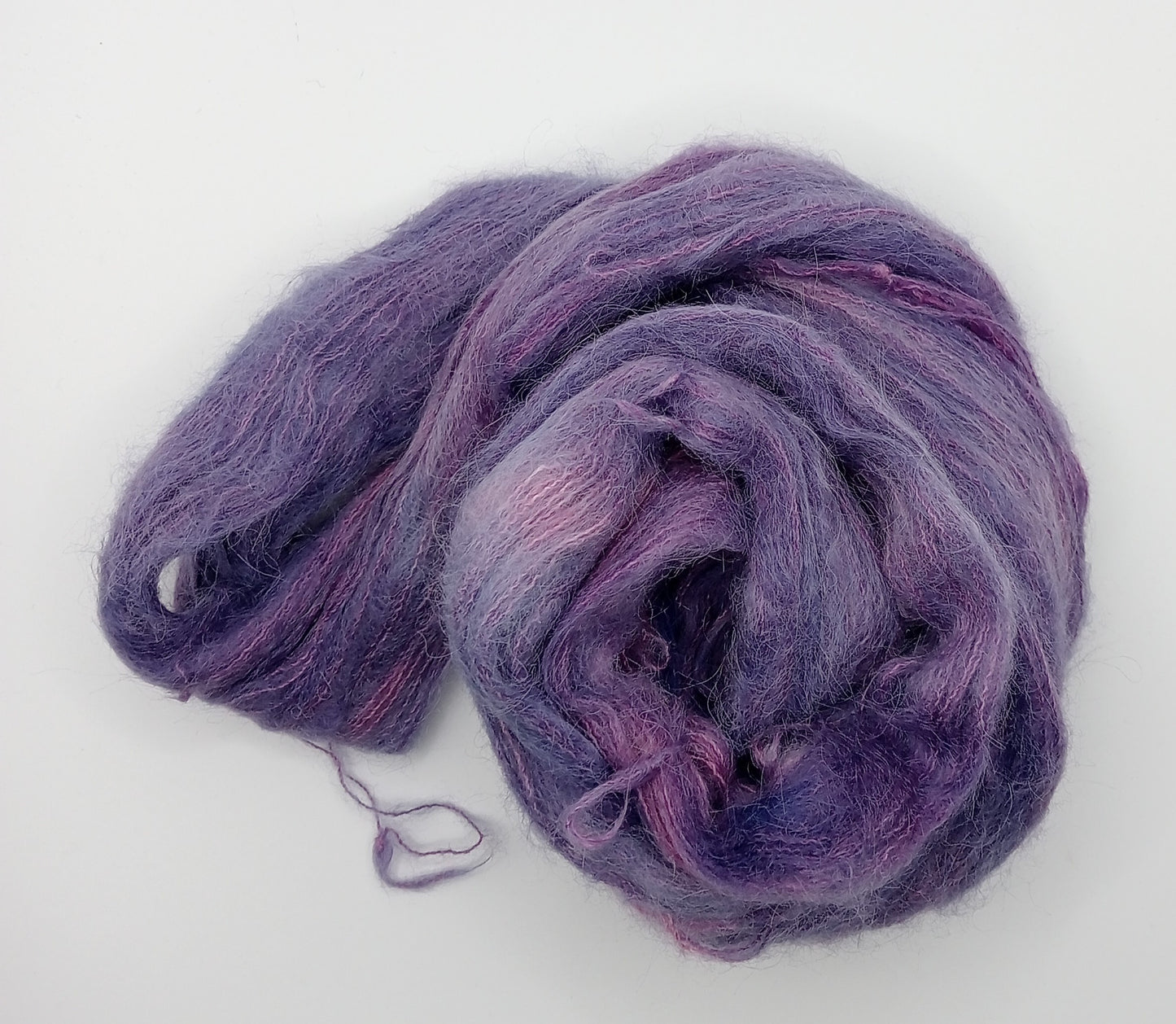 "Grape" - Baby Suri Alpaca/Mulberry Silk