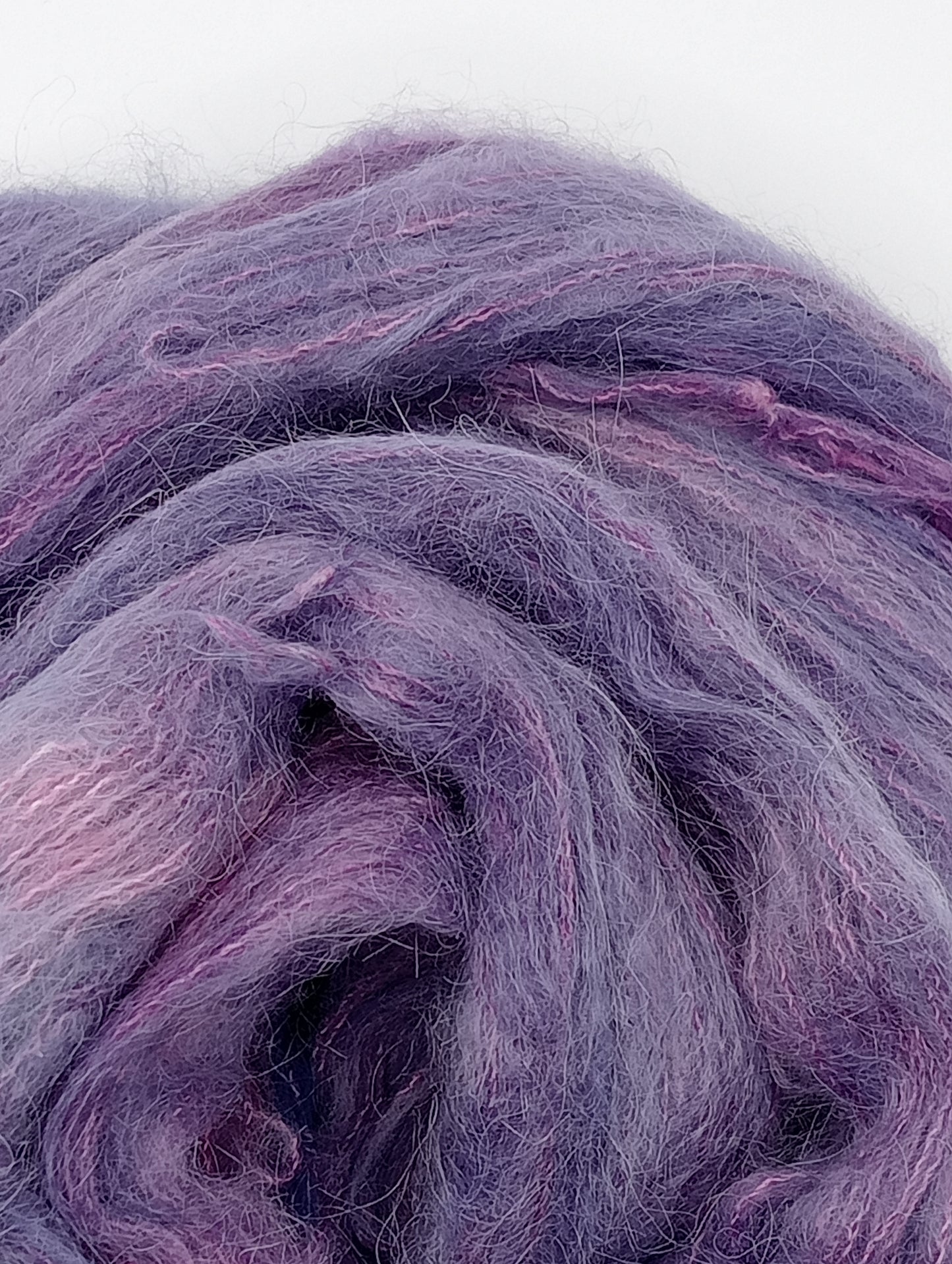 "Grape" - Baby Suri Alpaca/Mulberry Silk