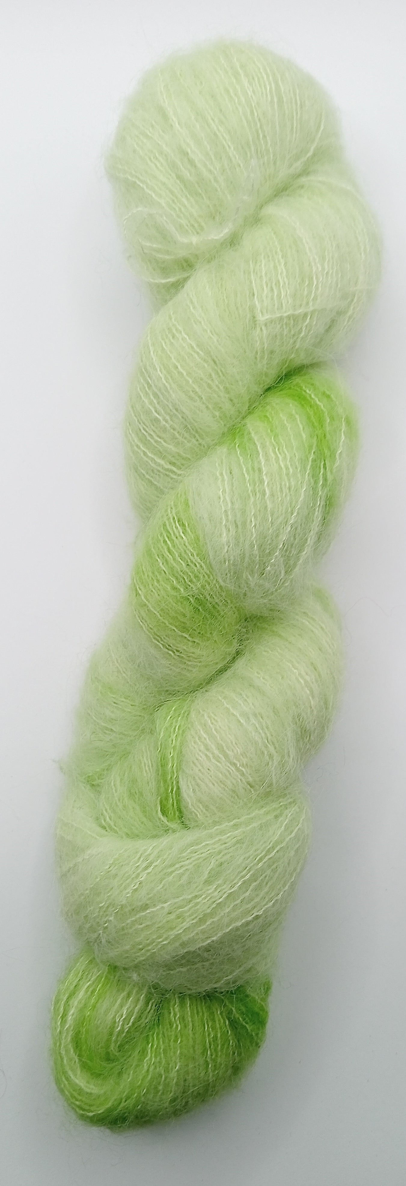 "Limes" - Baby Suri Alpaca/Mulberry Silk
