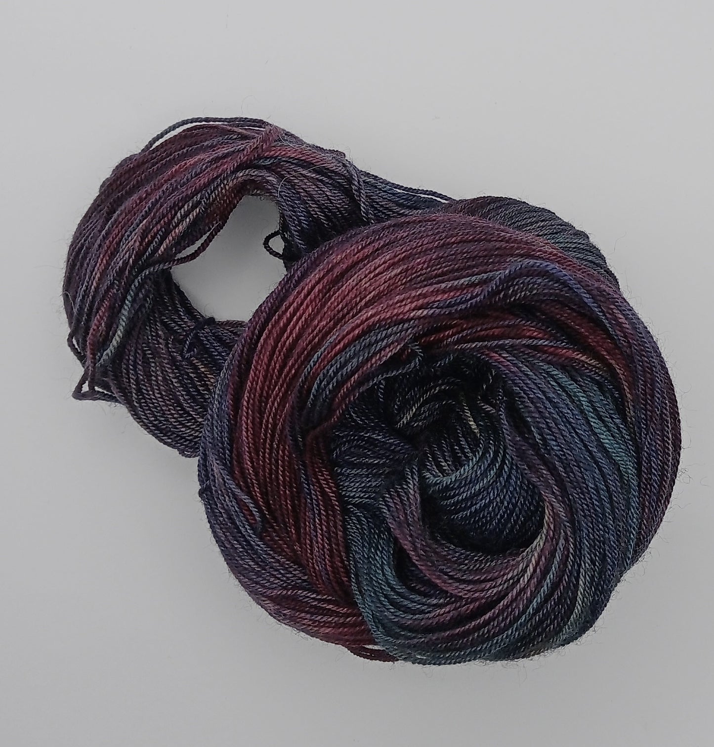 100G Merino/Silk/Yak hand dyed luxury Yarn 4 Ply- "Tui"