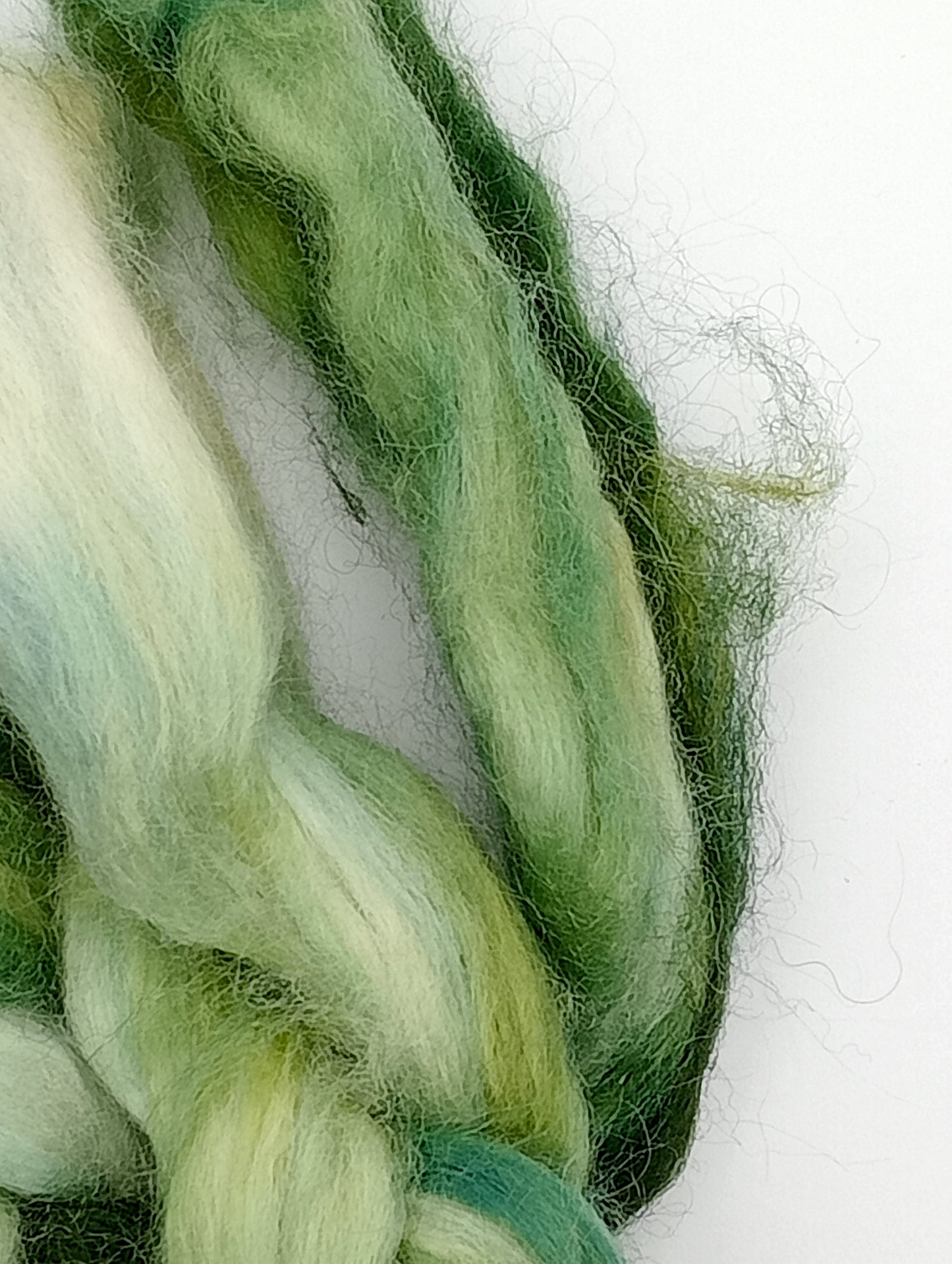 50G Hand dyed Cashgora- "Advocado"