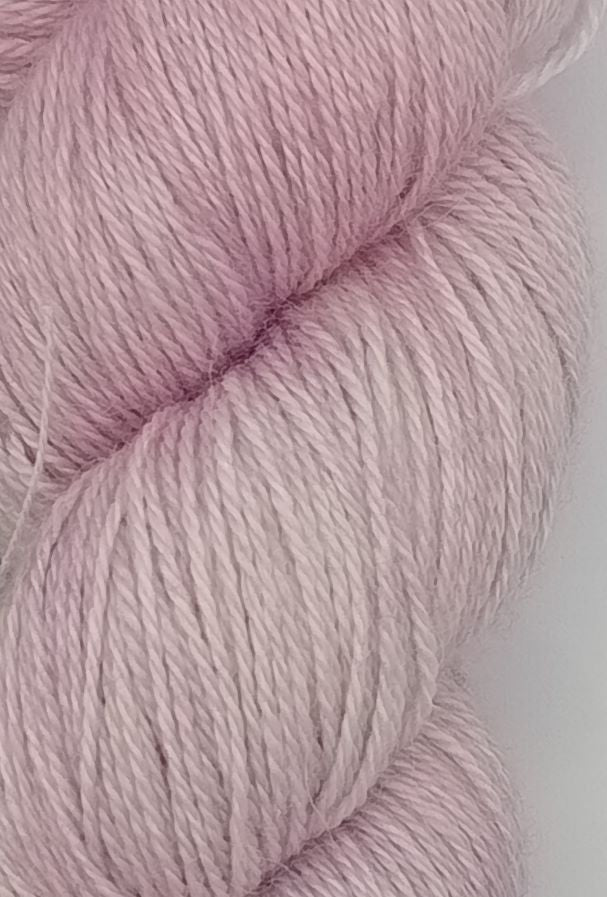 100G Alpaca/Silk/   Cashmere hand dyed 4 ply Yarn- "Apricity"