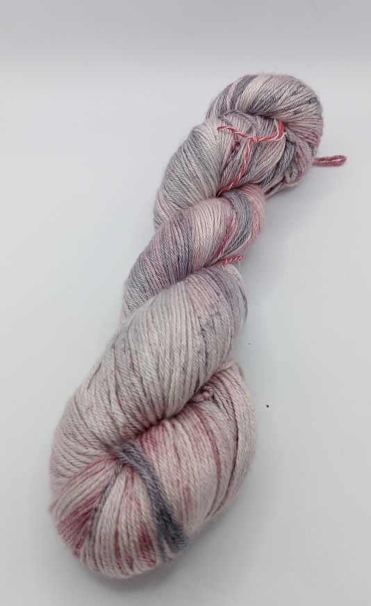 100G Merino/Silk hand dyed Yarn 4 Ply- "Cymbidium"